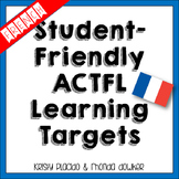 FRENCH ACTFL 5Cs student-friendly posters