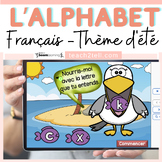 French Alphabet L'alphabet Lettres Letter Recognition Thème d'été