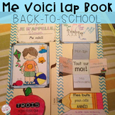 FRENCH All About Me (TOUT SUR MOI/ME VOICI) LAP BOOK for B