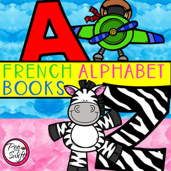 Preview of FRENCH Alphabet Books