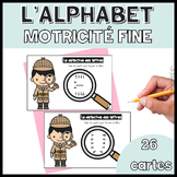 FRENCH Alphabet: Connect dots & Letter Recognition FINE MOTOR