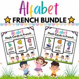 FRENCH Alphabet Flash Cards BUNDLE for Kids - 52 Lowercase