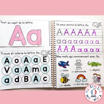 French Alphabet Interactive Notebook Free Sample La Lettre