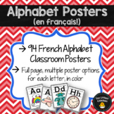 FRENCH Alphabet Posters