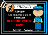 FRENCH - Alphabet and Numbers 1-20  Review Game - Students