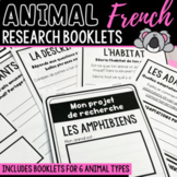 FRENCH Animal Research Booklets - Grade 2 Science [ONTARIO]