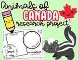 FRENCH Animals of Canada Report Research Project Template 