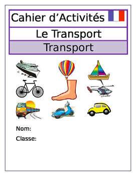 Preview of FRENCH BOOKLET - Le Transport