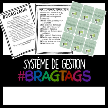 Preview of FRENCH - #BRAGTAGS - système de gestion
