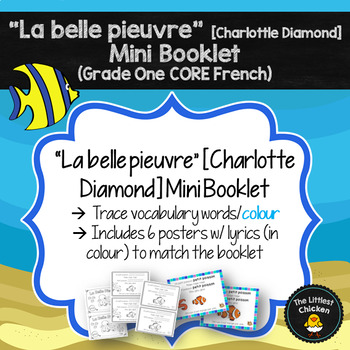 Preview of FRENCH "La belle pieuvre" Mini Booklet (Grade 1- CORE French)