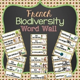 FRENCH Biodiversity Word Wall - La Biodiversité (Mots clés)