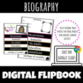 FRENCH Biography Flipbook Digital | Black History Month | 