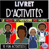 FRENCH Black History Month Reading Comprehension and Activ