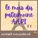 FRENCH Bulletin Board Posters for AAPI Heritage Month | May