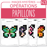 FRENCH Butterfly Mystery Pictures Grade 3 Papillons Multip