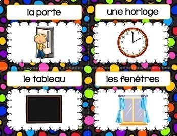 FRENCH CLASSROOM LABELS - LES ÉTIQUETTES DE CLASSE (68 labels) by ...