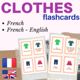 Clothes French flashcards Clothes Les Vêtements
