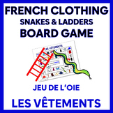 FRENCH CLOTHING Snakes & Ladders Board Game - Jeu de l'oie