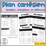 FRENCH Cartesian Coordinate Plane - Rotation Translation R