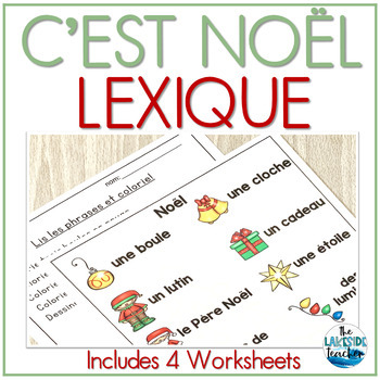 Vocabulaire de Noël interactive worksheet