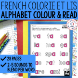 FRENCH Colour and Blend / Colorie et lis les lettres Phoni