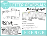 FRENCH Letter Reversal Practice