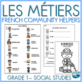 FRENCH Community Helpers | Les métiers | Grade 1 French So
