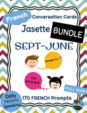 FRENCH Conversation Cards BUNDLE - Jasette: Speaking Prompts