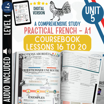 Preview of Beginner French coursebook Question Negation Routine Hobbies Days Months Places