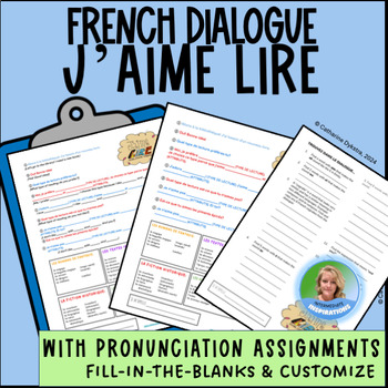 Preview of French Dialogue: Customizable Conversation & Pronunciation Practice: Book Genres