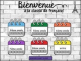 FRENCH DIGITAL interactive slides template for French Clas