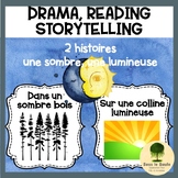 FRENCH DRAMA READING STORY TELLING Un Sombre Bois & Coline