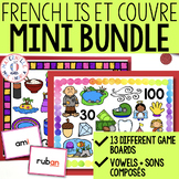 FRENCH Science of Reading Decoding Phonics Game - Lis et c