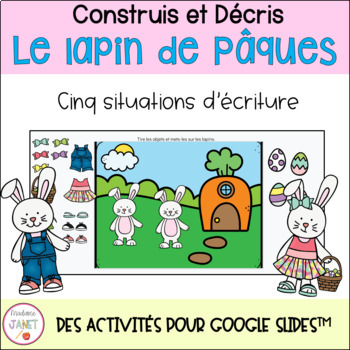 Preview of FRENCH Digital Literacy Activities - Le lapin de Pâques 