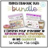FRENCH Dramatic Play Bundle - Restaurant & Café - Centres 