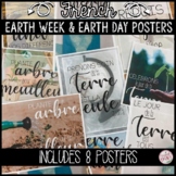 FRENCH EARTH DAY & EARTH WEEK POSTERS & SCIENCE CORNER (8 