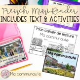 FRENCH EMERGENT READER, MINI-BOOK & ACTIVITIES - LA COMMUN