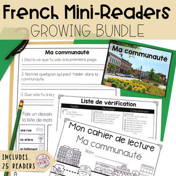 Preview of FRENCH EMERGENT READERS - GROWING BUNDLE (25 BOOKS) - PRIMAIRE