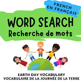 FRENCH Earth Day Word Search/Recherche de mots en francais