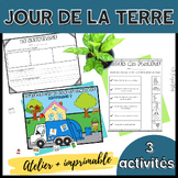FRENCH Earth day activities - GRADE 1-2  Jour de la Terre