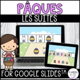 FRENCH Easter Patterns for Google Slides™ - Les suites log