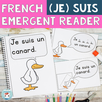 Preview of FRENCH Emergent Reader: mot fréquent (je) SUIS | French Sight Word Practice