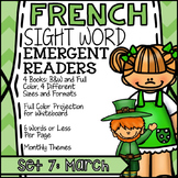 FRENCH Books for Emergent Readers - High Frequency Words S