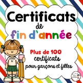 French End of Year Awards | Certificats de fin d'année
