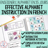 FRENCH Alphabet Instruction - Interactive Notebook, Poster