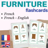 Furnitures French Flashcards Les meubles