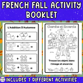 FRENCH Fall Activity Booklet- L'Automne