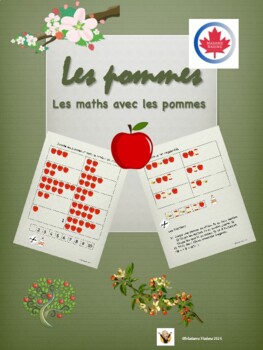 Preview of FRENCH Fall Apple maths worksheets