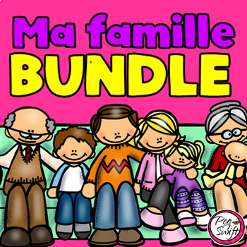 Preview of FRENCH Family BUNDLE - Ma famille