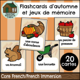 FRENCH Flashcards d'automne | Autumn Flashcards and Memory Game